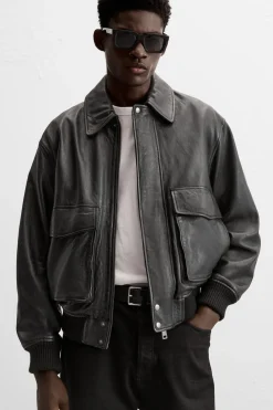 Clearance CAZADORA PIEL Hombre Piel