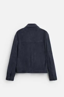 New CAZADORA PIEL ANTE Hombre Piel