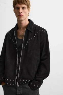 Clearance CAZADORA PIEL ANTE Hombre Piel