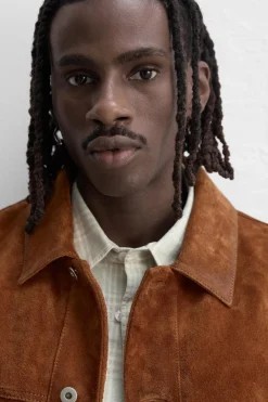 Hot CAZADORA PIEL BOLSILLOS Hombre Piel