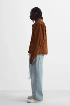 Hot CAZADORA PIEL BOLSILLOS Hombre Piel