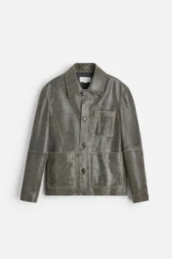 Best CAZADORA PIEL EFECTO CRAQUELADO Hombre Piel