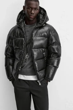 New CAZADORA PLUMÍFERO 100% PLUMA Hombre Plumíferos