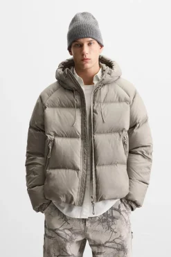 New CAZADORA PLUMÍFERO 100% PLUMA X ALL CAPS STUDIO Hombre Plumíferos