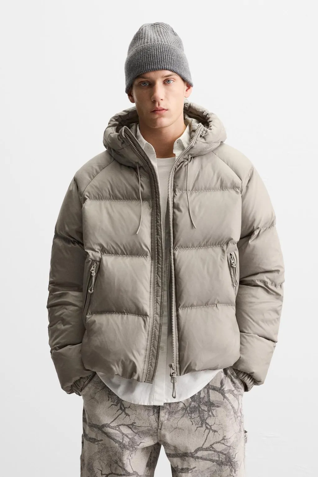 New CAZADORA PLUMÍFERO 100% PLUMA X ALL CAPS STUDIO Hombre Plumíferos