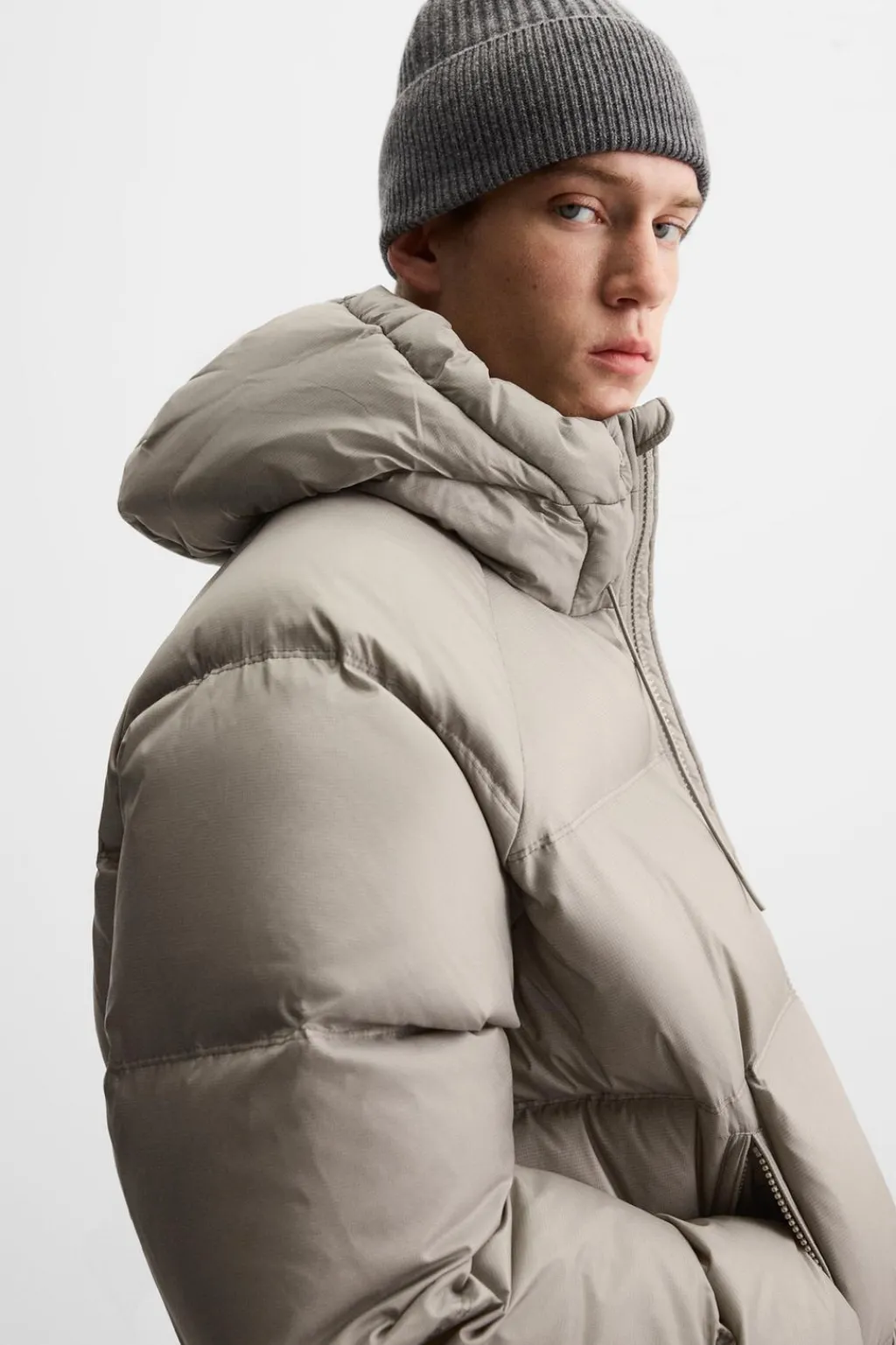 New CAZADORA PLUMÍFERO 100% PLUMA X ALL CAPS STUDIO Hombre Plumíferos