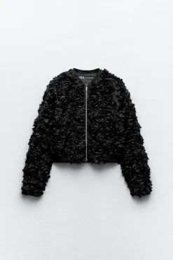 Outlet CAZADORA TEJIDO ESTRUCTURA Mujer Chaquetas / Cazadoras