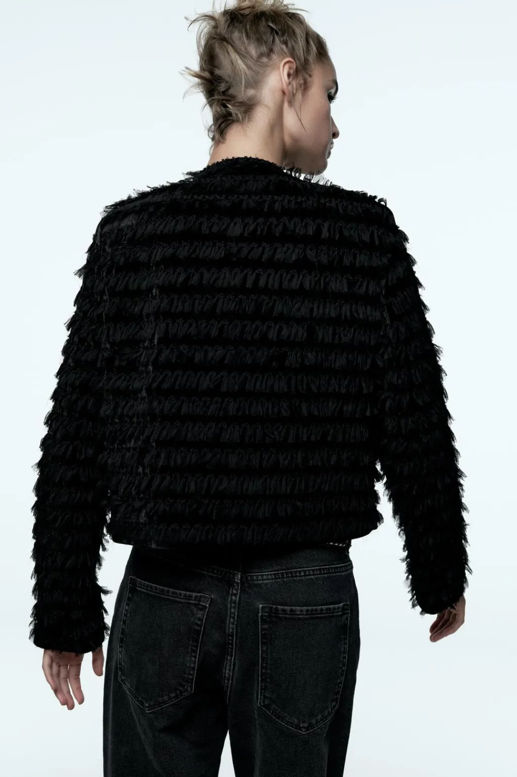 Sale CAZADORA TERCIOPELO FLECOS Mujer Blazers / Chalecos