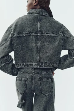 Online CAZADORA Z1975 DENIM CROP Mujer Chaquetas / Cazadoras