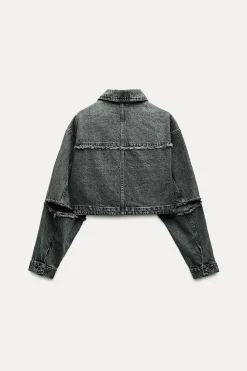Online CAZADORA Z1975 DENIM CROP Mujer Chaquetas / Cazadoras