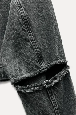 Online CAZADORA Z1975 DENIM CROP Mujer Chaquetas / Cazadoras