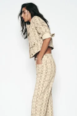 Online CAZADORA Z1975 DENIM ESTAMPADO ANIMAL Mujer Chaquetas / Cazadoras