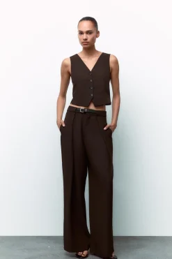 Online CHALECO ABERTURAS LATERALES Mujer Blazers / Chalecos