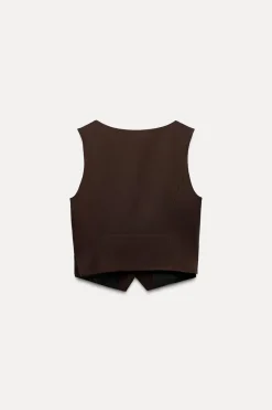 Online CHALECO ABERTURAS LATERALES Mujer Blazers / Chalecos