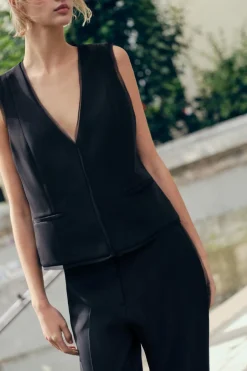 Clearance CHALECO ACABADOS COMBINADO Mujer Blazers / Chalecos