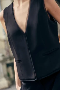 Clearance CHALECO ACABADOS COMBINADO Mujer Blazers / Chalecos