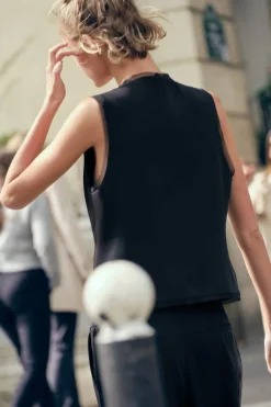 Clearance CHALECO ACABADOS COMBINADO Mujer Blazers / Chalecos