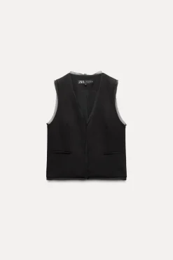 Clearance CHALECO ACABADOS COMBINADO Mujer Blazers / Chalecos