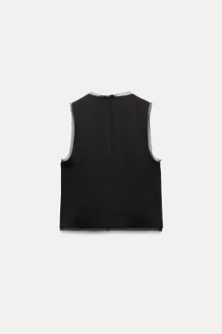 Clearance CHALECO ACABADOS COMBINADO Mujer Blazers / Chalecos