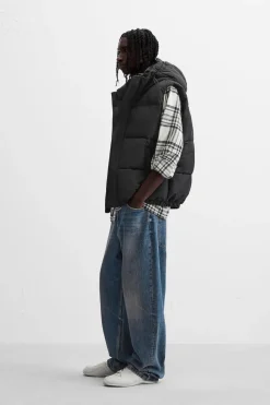 Sale CHALECO ACOLCHADO CAPUCHA Hombre Plumíferos|Chalecos