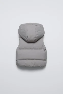 Niños ZARA 1½ - 6 Años·Abrigos<CHALECO ACOLCHADO CAPUCHA WATER REPELLENT