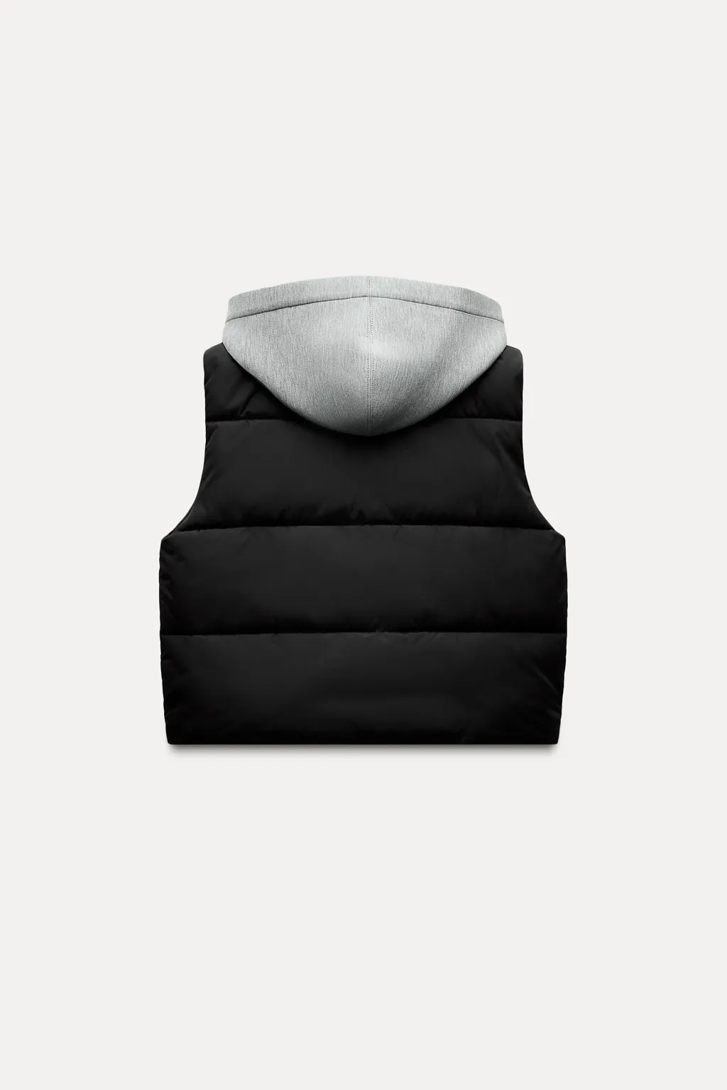 Discount CHALECO ACOLCHADO COMBINADO CAPUCHA Mujer Abrigos / Anoraks