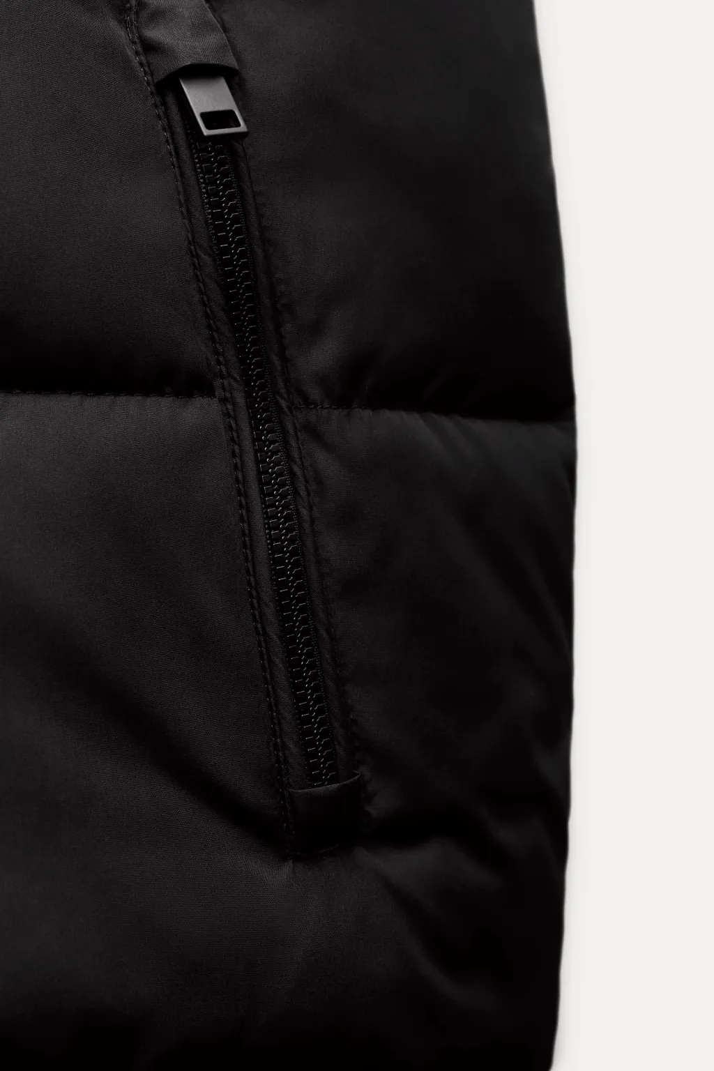 Discount CHALECO ACOLCHADO COMBINADO CAPUCHA Mujer Abrigos / Anoraks