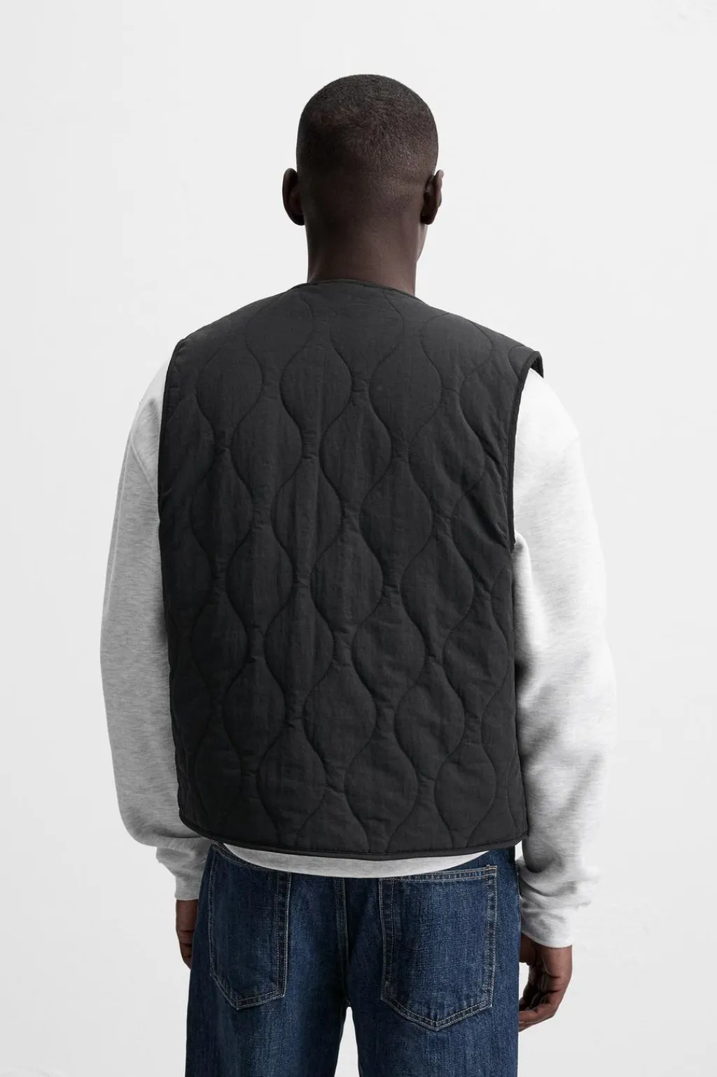 Clearance CHALECO ACOLCHADO COMBINADO Hombre Chalecos