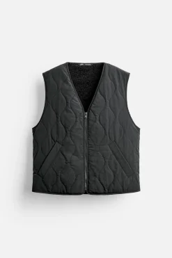 Clearance CHALECO ACOLCHADO COMBINADO Hombre Chalecos