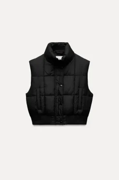 Discount CHALECO ACOLCHADO CORTO Mujer Abrigos / Anoraks