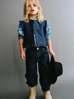 Niños ZARA 1½ - 6 Años·Punto|1½ - 6 Años·Jeans / Denim<CHALECO ACOLCHADO DENIM
