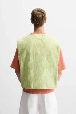 Discount CHALECO ACOLCHADO LAVADO Hombre Chalecos