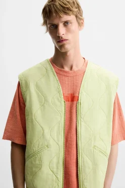 Discount CHALECO ACOLCHADO LAVADO Hombre Chalecos