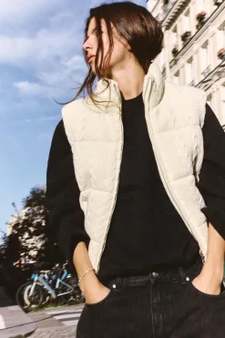 Outlet CHALECO ACOLCHADO PUNTO Mujer Abrigos / Anoraks