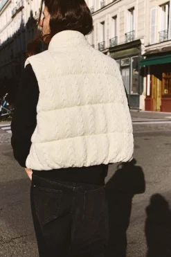 Outlet CHALECO ACOLCHADO PUNTO Mujer Abrigos / Anoraks