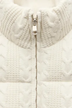 Outlet CHALECO ACOLCHADO PUNTO Mujer Abrigos / Anoraks