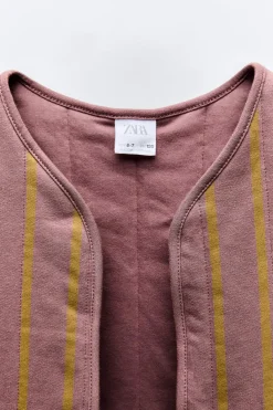 Niños ZARA 6 - 14 Años·Abrigos<CHALECO ACOLCHADO RAYAS