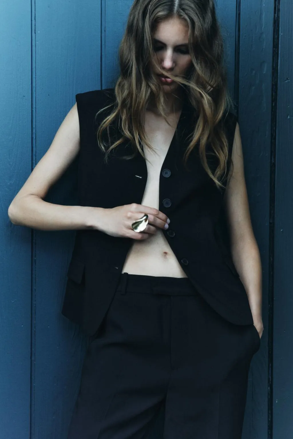 Discount CHALECO BOLSILLOS ZW COLLECTION Mujer Blazers / Chalecos