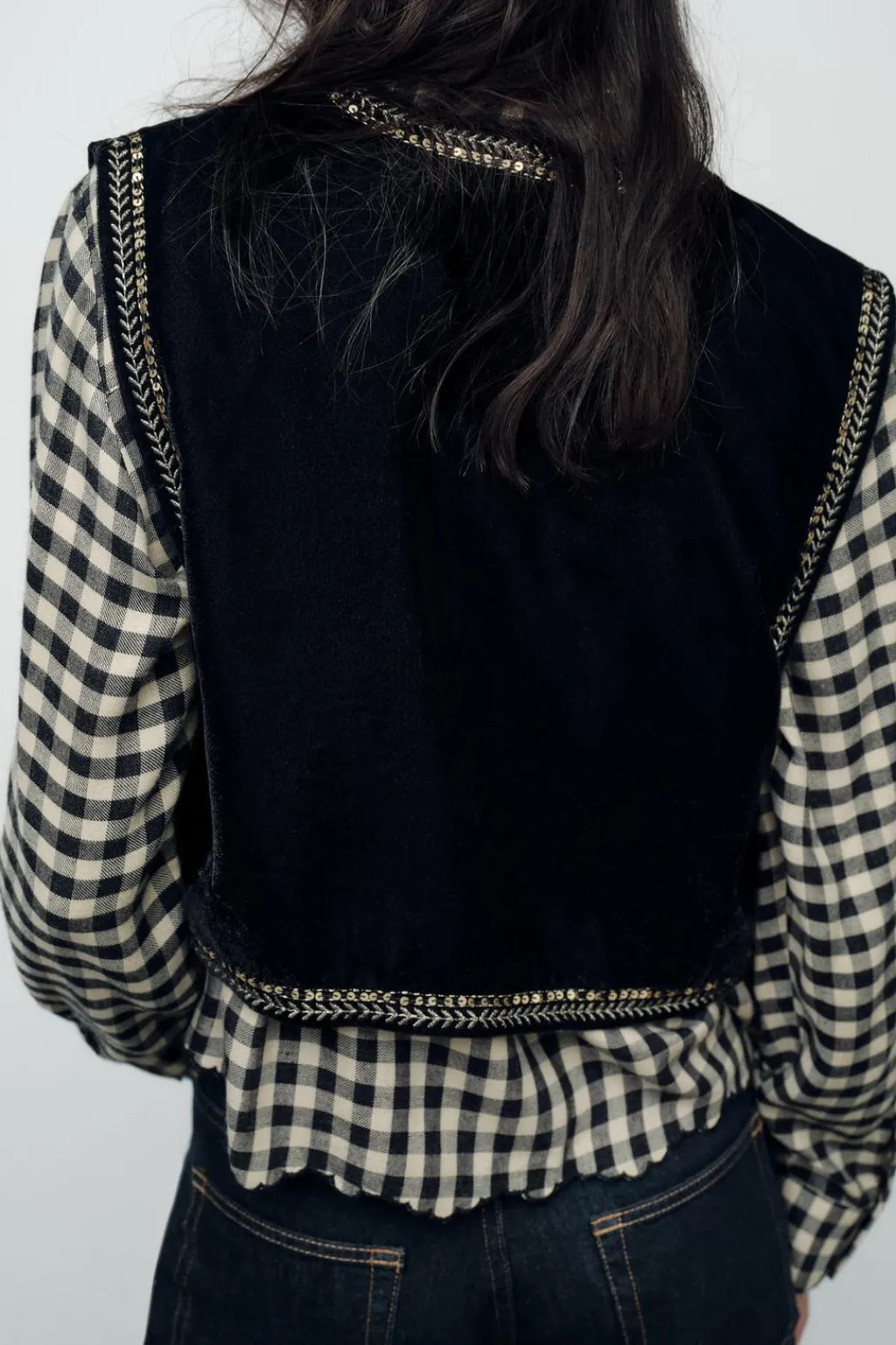 Best CHALECO BORDADO TERCIOPELO Mujer Chaquetas / Cazadoras