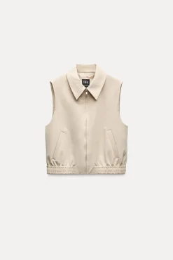 New CHALECO CAMISERO Mujer Chaquetas / Cazadoras|Tops / Bodies