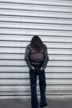 Discount CHALECO CROP ACOLCHADO ENGOMADO Mujer Abrigos / Anoraks