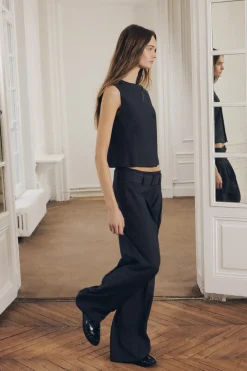 New CHALECO CRUZADO BOTONES ZW COLLECTION Mujer Tops / Bodies