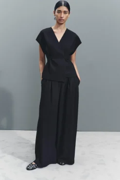 Outlet CHALECO CRUZADO CINTURÓN ZW COLLECTION Mujer Tops / Bodies