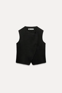 Fashion CHALECO CRUZADO ZW COLLECTION Mujer Tops / Bodies