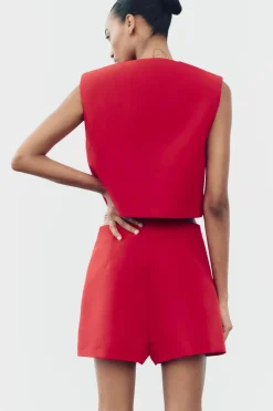 Sale CHALECO CUELLO REDONDO Mujer Blazers / Chalecos