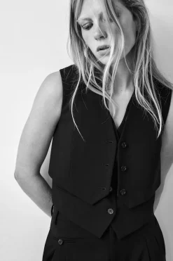 Sale CHALECO DOBLE TRABILLA Mujer Blazers / Chalecos