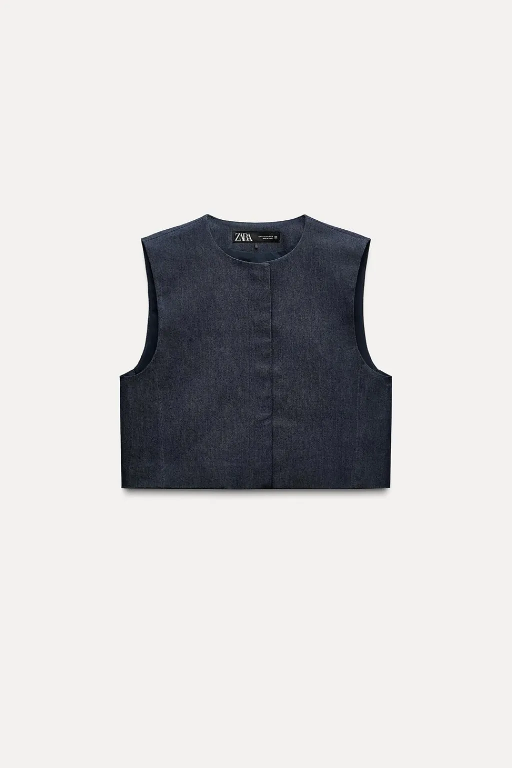 Discount CHALECO EFECTO DENIM Mujer Tops / Bodies