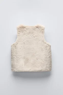 Niños ZARA 6 - 14 Años·Abrigos<CHALECO EFECTO PELO