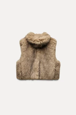 Sale CHALECO EFECTO PELO Mujer Chaquetas / Cazadoras