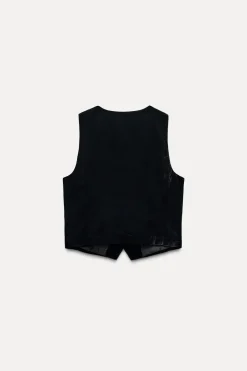 Clearance CHALECO ENTALLADO TERCIOPELO Mujer Blazers / Chalecos